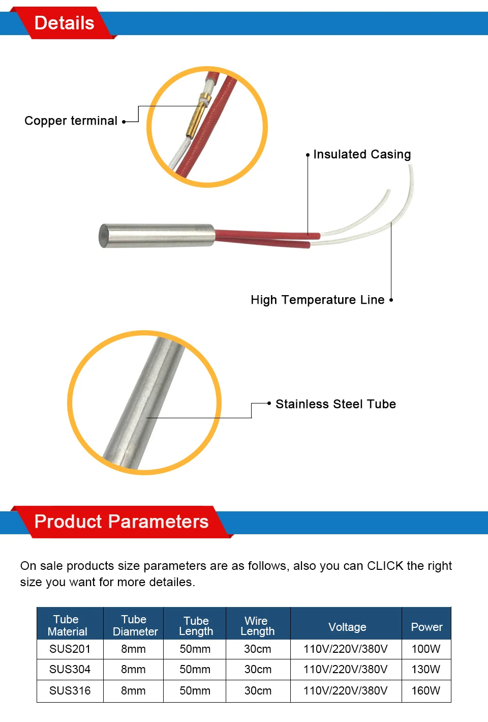 Peças p aquecedor elétrico de água