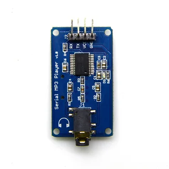 

YX5300 UART TTL Serial Control MP3 Music Player Support Micro SD/SDHC Card 3.2-5.2V For Arduino Module