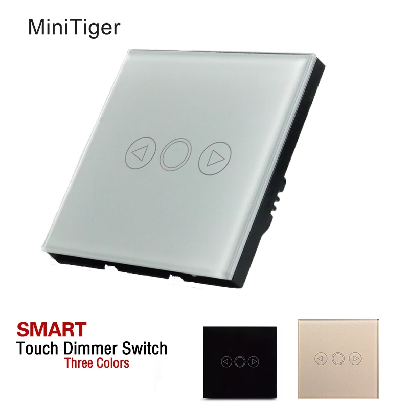 MiniTiger 1 Gang ЕС/Великобритания Стандартный сенсорный выключатель светодиодный