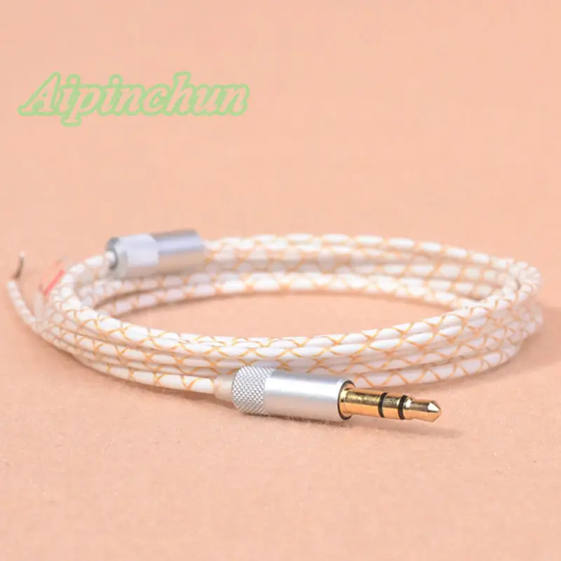 Aipinchun 3,5 мм 3-сваевыдрегиватель DIY наушников аудио кабель Ремонт Замена наушников провода шнур AA0233