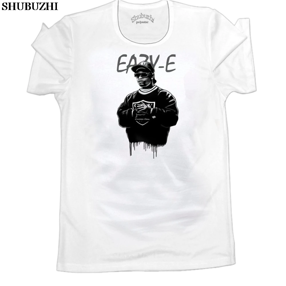 

Hip Hop Legends NEW Graphic Mens NWA T Shirt Gangsta Rap Eazy E Top Tee WhiteGray Summer Cotton raglan Sleeve T-shirt ringer Tee