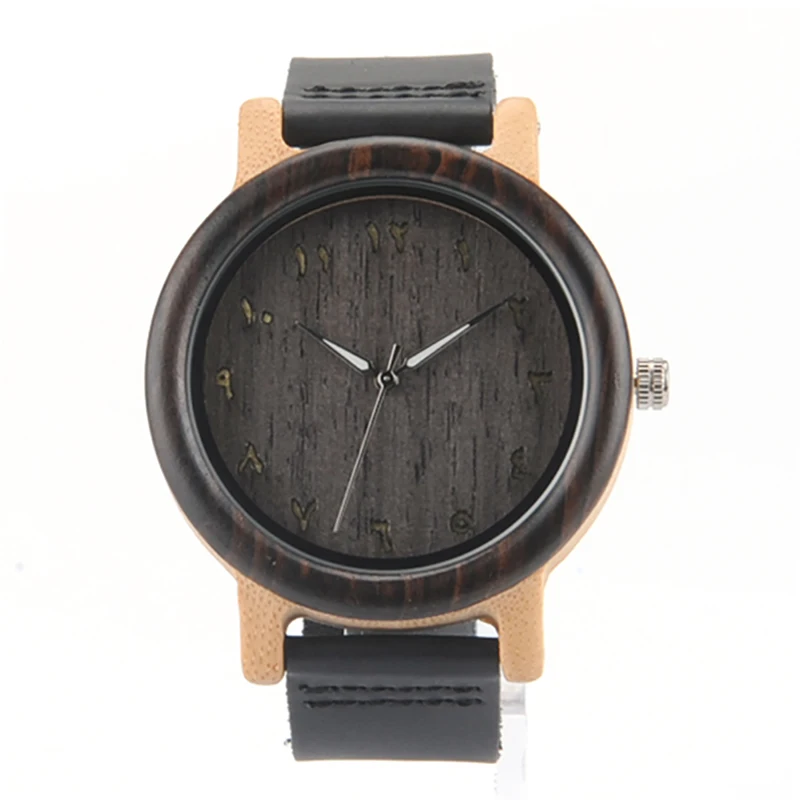 BOBO BIRD V-N16 Men's Casual Bamboo Wooden Watches with Genuine Leather Strap Quartz Watch Relogio Masculino BOBO BIRD V-N16 Men's Casual Bamboo Wooden Watches with Genuine Leather Strap Quartz Watch Relogio Masculino