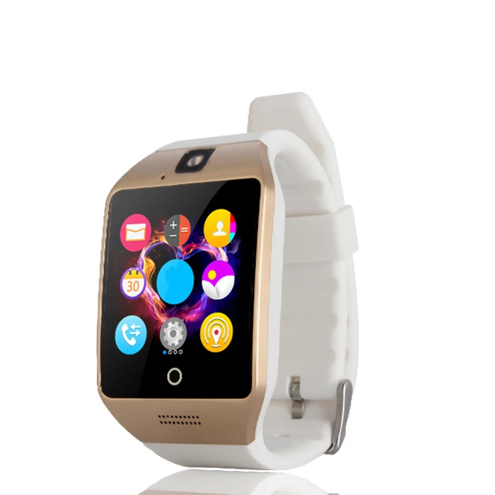 696 Bluetooth NFC смарт часы Q18S Arc SmartWatch С Камера SIM карты памяти для iOS и Android Huawei Xiaomi