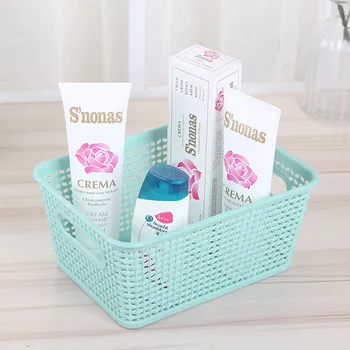 

Creative With Cover Hollow Storage Boxes Organizer Home Living Room Bathroom Toiletries Supplies Debris Thick Storage Basket