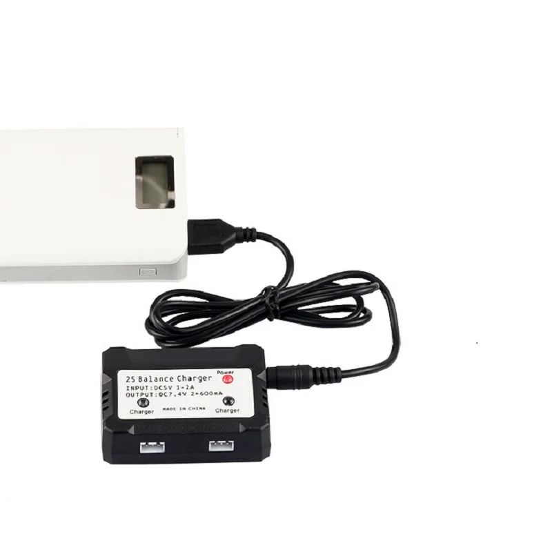 Балансирующее зарядное устройство 7 4 в 600 мА для 2S Lipo аккумулятора Syma X8C MJX X600 X101 BugRC
