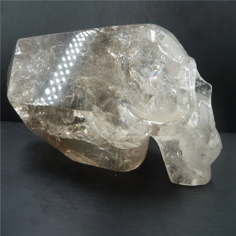 

NATURAL QUARTZ CRYSTAL skull T105