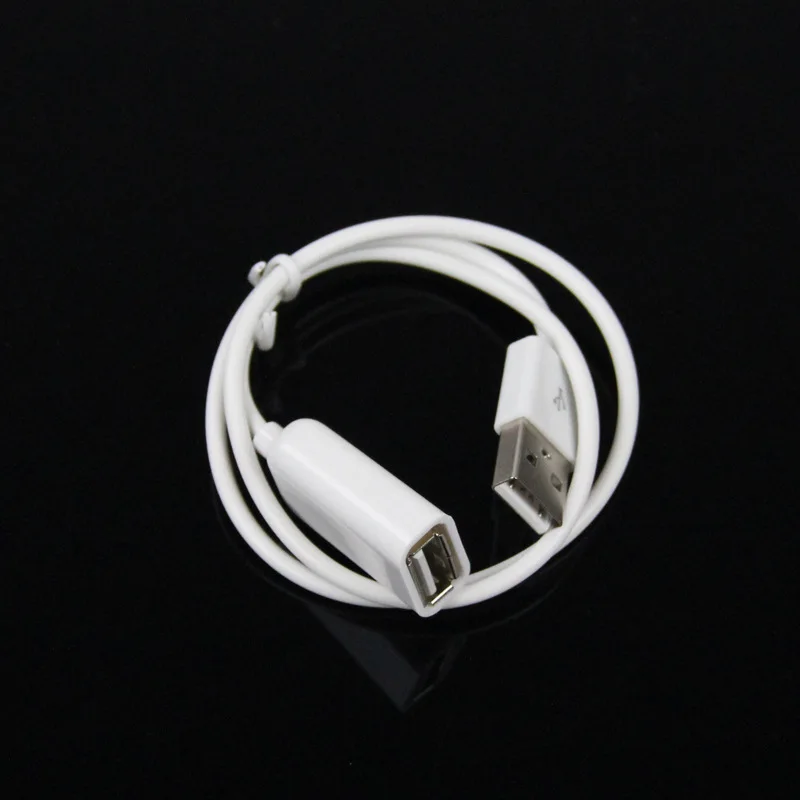 NEW 50CM White PVC Metal USB 2.0 Male to Female Extension Adapter Cable Cord 0.5m/1m 1/3 Ft 7ABC