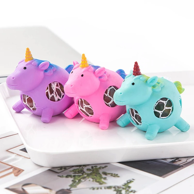 

1pcs New Antistress Unicorn with Obreez Balls Mini Squishy Novelty Funny Ball Relieve Pressure Wreak Squishy Anti Stress Toy