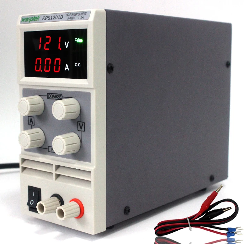 KPS1201D High Voltage Adjustable Digital Mini DC Power Supply Output 0-120V 0-1A 