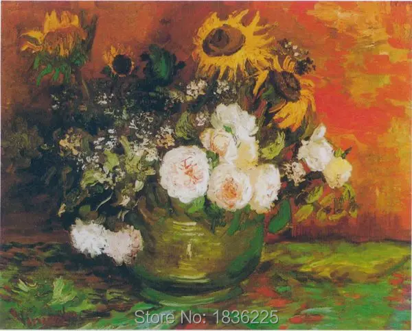 Canvas paint modern abstract pictures pictures flower Canvas Oil Painting canvas sunflower oil modern paintings wall art decor
