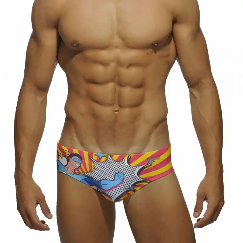 mens superman swim trunks