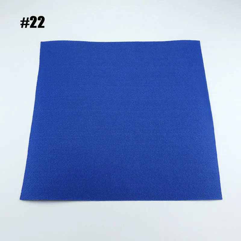 30X30 см фетровая ткань 40 цветов на выбор Нетканая рукоделие DIY шитье ручная работа 1 мм Think Feltro Colth 1 лист/упаковка - Цвет: 1 Sheet