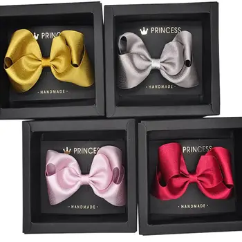 

8 Colors Children's Big Bow Hairpin Baby Girls Kids Girls Cotton Fabrics Hairpin