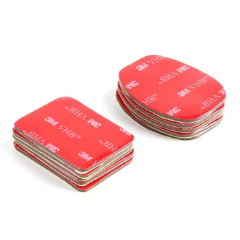 

100pcs Flat Curved 3M Sticker Adhesive Pad Mount for GoPro Hero 7 6 5 4 3+ 3 2 1 action camera
