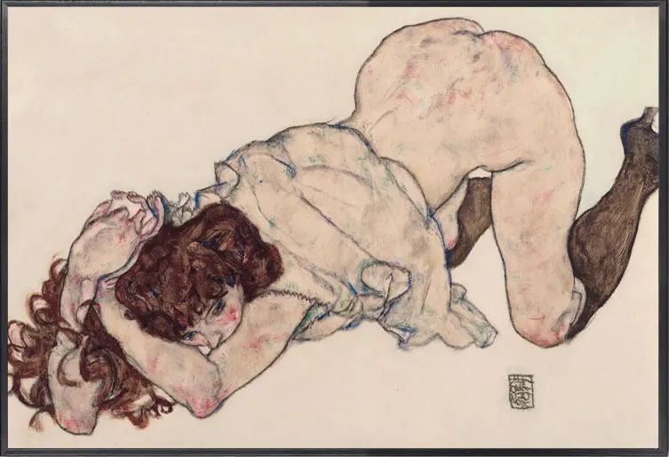 Egon Schiele абстрактная ретро картина маслом желтый город холст художественный Принт плакат картина украшение стены дома фрески/Художественная печать - Цвет: Светло-серый