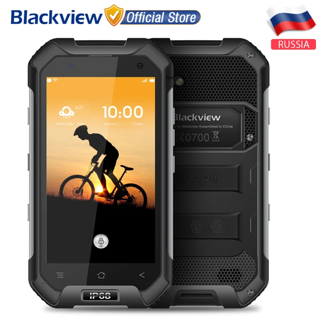 Blackview BV6000 Водонепроницаемый IP68 Мобильный телефон 4.7 дюймов HD MTK6755 Octa ядро Android 6.0 3 ГБ RAM 32 ГБ ROM 13MP Cam 4 Г Смартфон