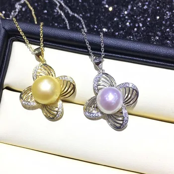 

Nice Quality Pearl Pendant Mountings, Pendant Findings, Pendant Settings Jewelry Parts Fittings Party Jewellery Accessories