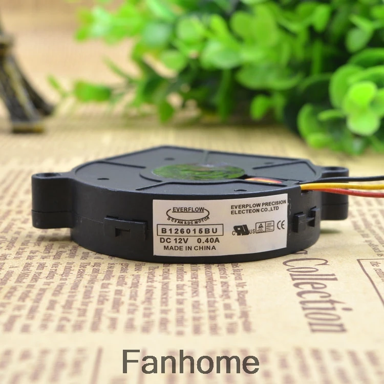 For EVERFLOW B126015BU 12V 0.40A 3-wire 6cm computer CPU AMD turbo fan For EVERFLOW B126015BU 12V 0.40A 3-wire 6cm computer CPU AMD turbo fan