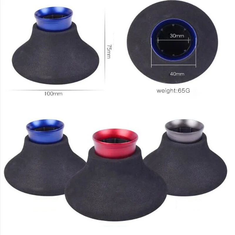 

Fishing Supporter Boating EVA Aluminum alloy Ocean Boat Fishing Rod Holder Pole Support On Stomach Jigging Fishing Equipment
