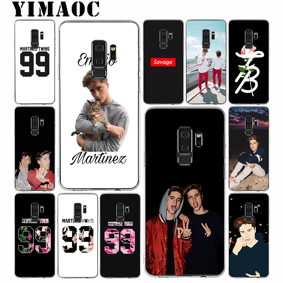 Martinez Twins Savage Soft Silicone Case for Samsung Galaxy S10 S10E S9 S8 Plus S7 S6 Edge &amp Note 9 8 Cover |