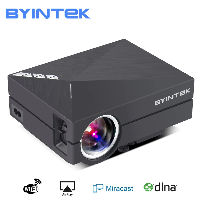 BYINTEK GM60A дома Театр HD 1080 P портативный кабель светодиода HDMI Кино USB AC3 Театр 3D мини светодиодный проектор
