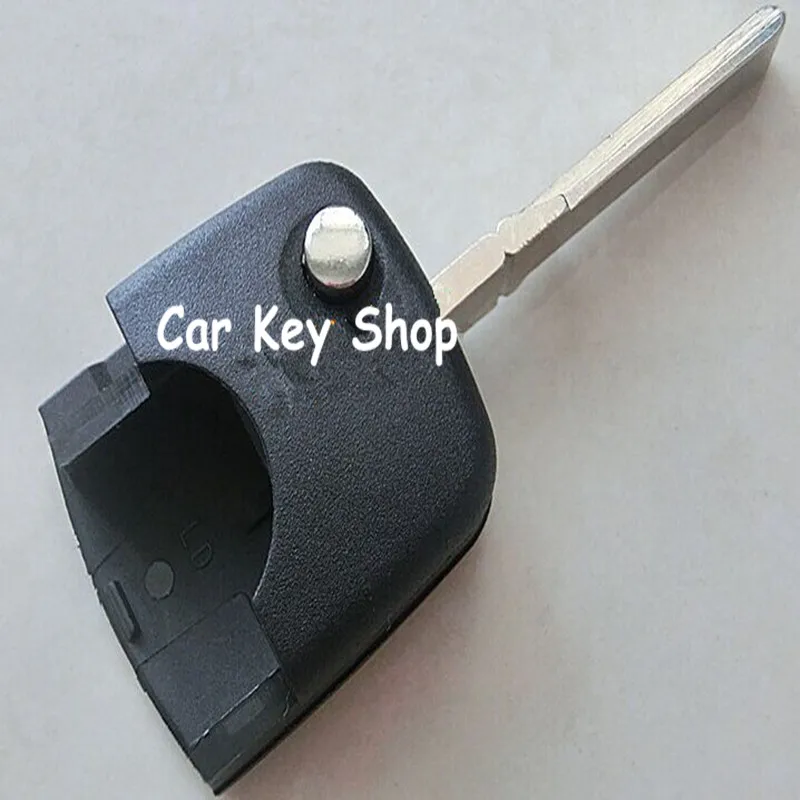 

DAKATU Car Flip Remote key head shell for AUDI A4.A6 Square FOB car key case head HU66