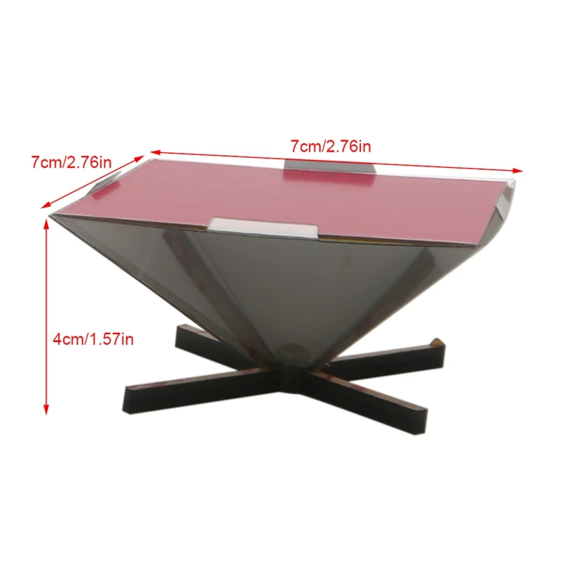 3D Holographic Projector Mini Pyramid Display Stand For 3.5-6Inch Smartphone