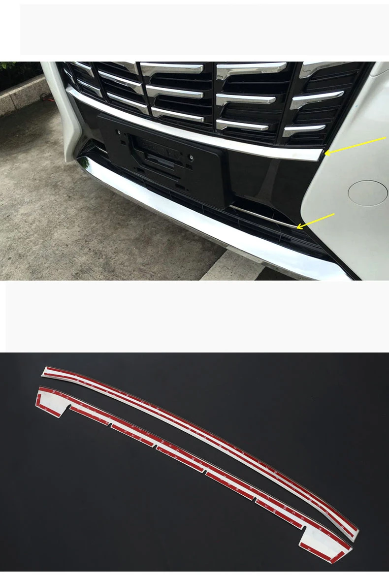 Для Toyota Alphard 2015 18 решетка декоративная отделка полоса световая подпольная под