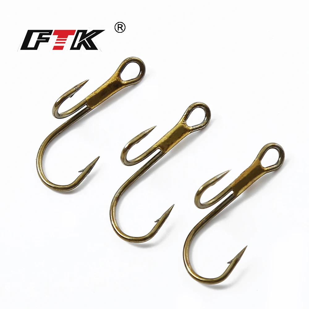 FTK Fishing Hook Fishing Accessories 20PCS Fishing Wobbles Size 1#2#4#5 ...