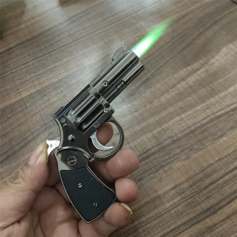 New style Cigarette Accessories Butane gas lighters LED white light
