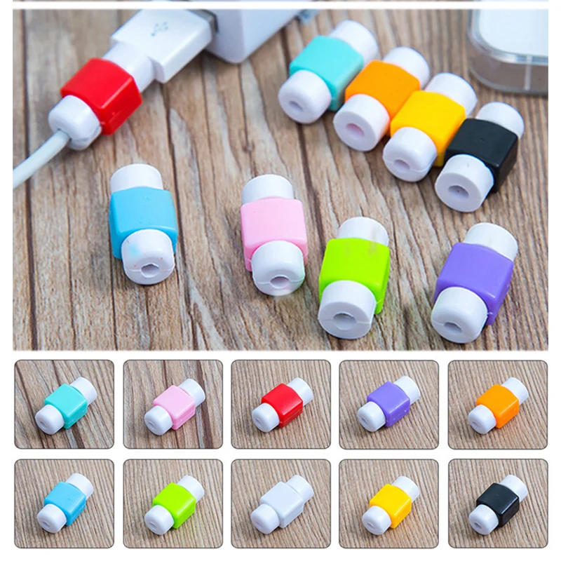 

5Pcs/lot Data Line Protective Cover Charging Cable Protection Case Coil Phone Charging Case Headphone Winder Gifts