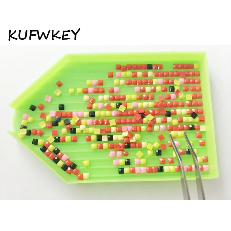 Diy الماس اللوحة الراتنج الحفر مجردة مربع الماس مجموعة الكرتون خزانة كامل الماس التطريز عبر عدة خياطة اليدوى