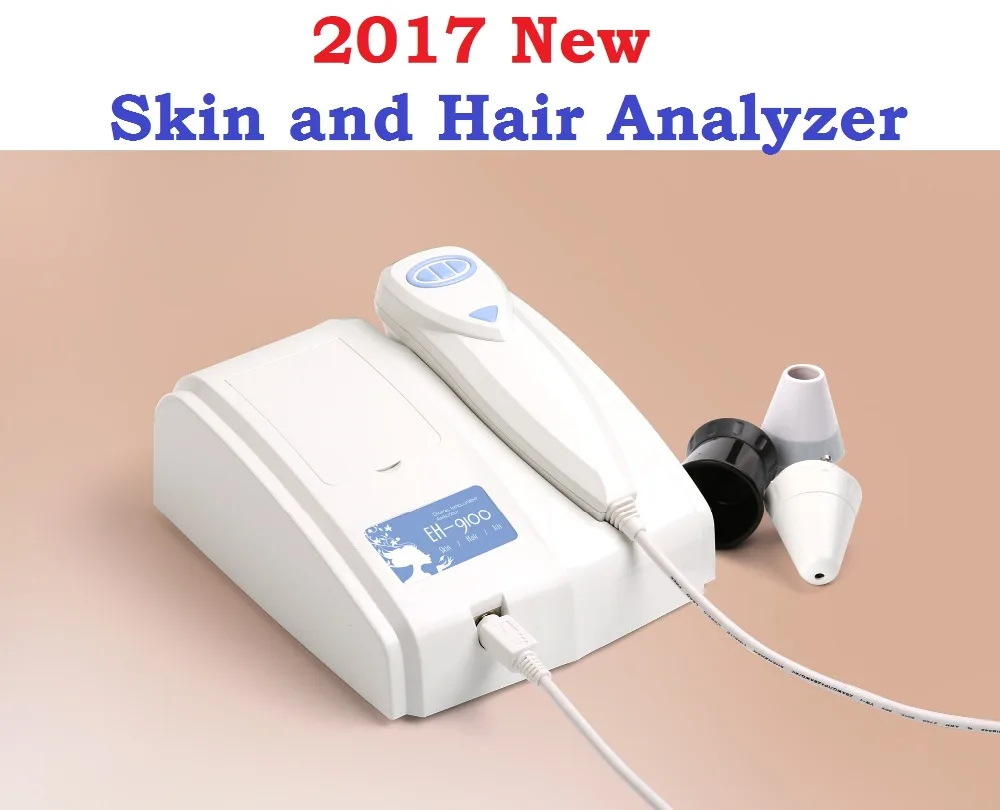 2017 New 8.0 MP High Resolution Digital CCD USB Multifunction UV Skin and Hair Analyzer Skin Camera Diagnosis Skinscope DHLfree