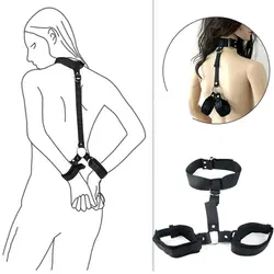Секс-игрушки для пар сексуальное женское белье наручники для взрослых ремень для раба; БДСМ набор сексуальные эротические Инструменты