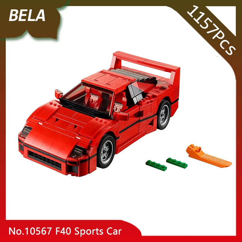

Bela 10567 1157pcs Technic Creator Series The F40 Sports Car Model Building Blocks Bricks Creator Compatible with Legoings