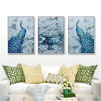 

DiamondEmbroidery,China,landscape,scenery,Peacock,5D Full Diamond Painting,Cross Stitch, Flower Diamond Mosaic,Decoration