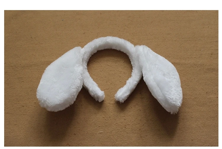 White dog ears headband Clearance