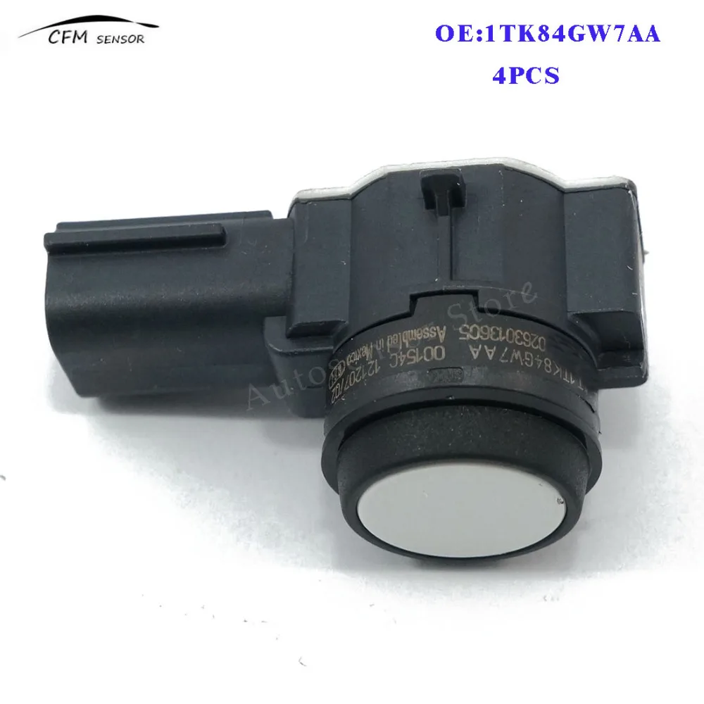 

4pcs 1TK84GW7AA New PDC Parking Aid Bumper Object Sensor Radar Reverse Assist For Dodge Chrysler Jeep 0263013605