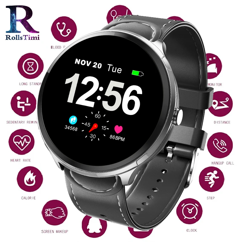

New Smart Watch Men Heart Rate Blood Pressure Monitoring Reminder Waterproof Women Fitness Tracker Smart Wristwatch Android IOS