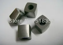 ID6mm 12x12x12mm Full Polido Hard Alloy Power Feed Contato (grau AA), maior Condutividade Elétrica, fio EDM Componentes Da Máquina
