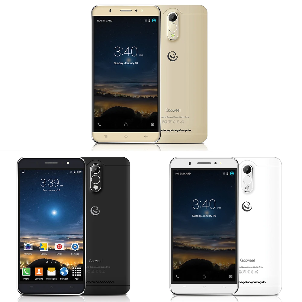 6 0 дюйма большой Экран Gooweel M3 мобильного телефона MTK6580 4 ядра мобильный телефон 3G