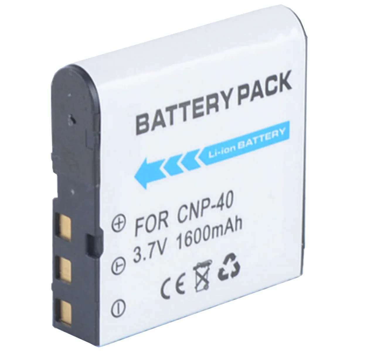 

Battery Pack for Casio NP-40, NP40, NP-40DBA, NP40DBA and DXG PAC-0040, NP-40