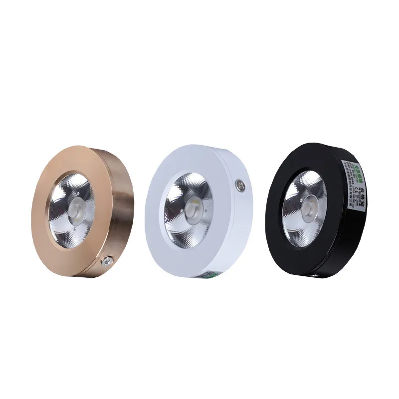 

10X Surface mounted COB downlight 5W/10W/15W led wine cabinet spotlight ceiling light show counter living room light from hole