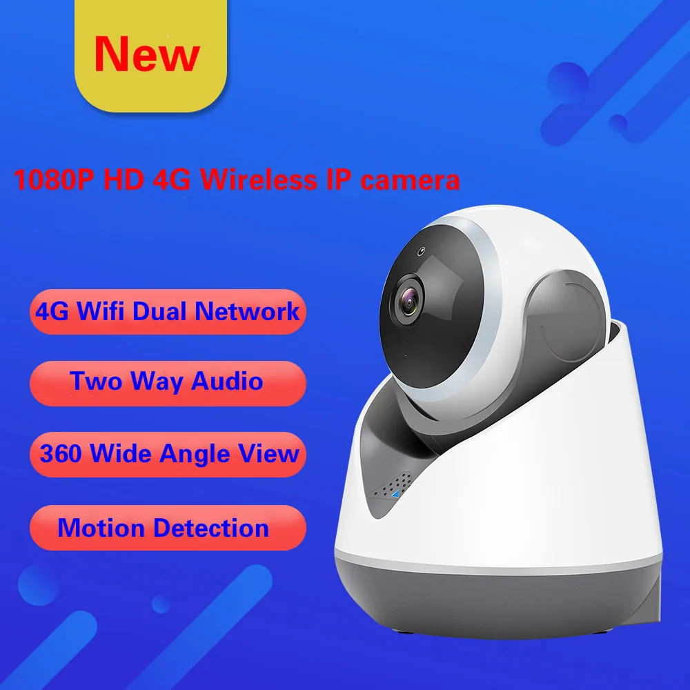 3g 4g wifi IP камеры наблюдения 2MP Облачное хранилище 3g 4g беспроводная IP PTZ камера двухсторонняя аудио Проводная CCTV камера