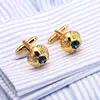 2017 offre spéciale luxueux hommes boutons de manchette or avocat boutons de manchette français chemise poignets hommes boutons cadeaux de mariage cadeaux de la fête des pères ► Photo 3/5