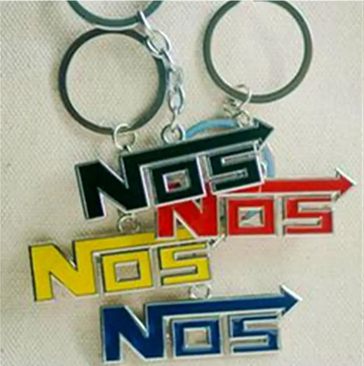 

Car Auto Creative NOS keychain Tuning Parts Key Chain Key Rings Turbine Nos Keychain Head gear Keyring Llavero car styling