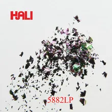 Хамелеон пигмент, большой размер хамелеон, хлопья хамелеон, товар: 5882LP, цвет: зеленый-красный-фиолетовый, вес: 1 грамм