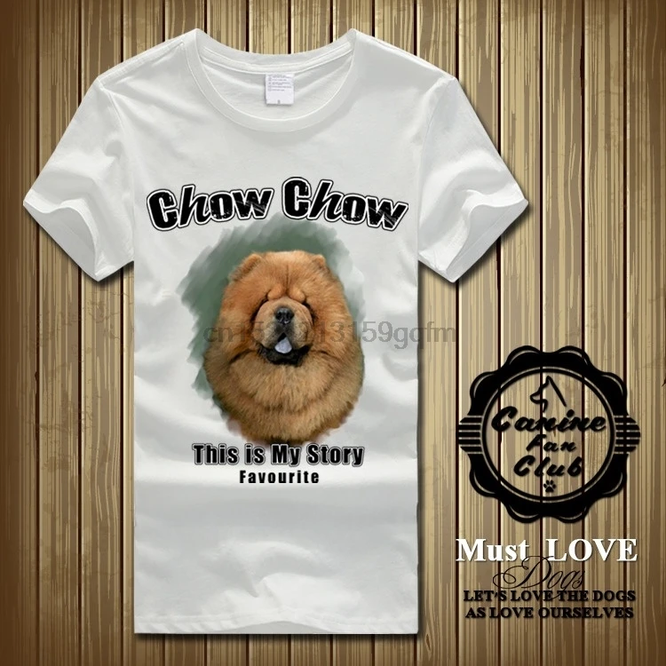 Chow Dog футболка со щенком для мужчин женщин детей детей|Футболки| |