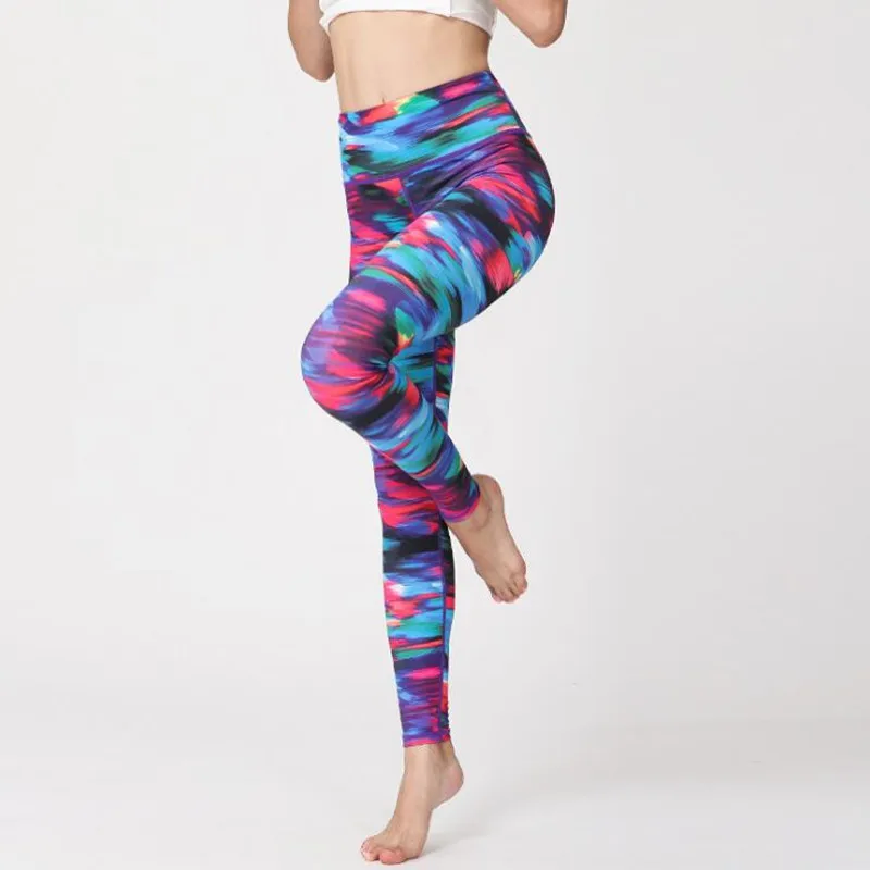 Colorful Printed Workout Women/'s Print Fitness Stretch *Leggings* Yoga Pants