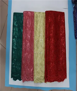 

Newest guipure African lace fabric african high quality sequins laces 2017 french net lace fabric for wedding 165d6fs